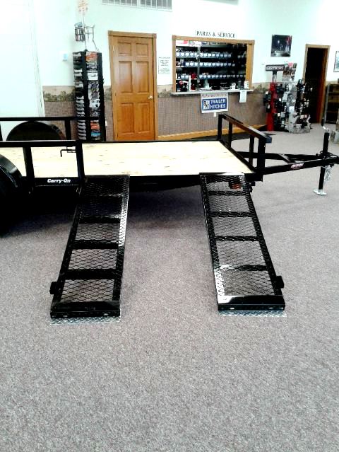 Carry-On 7x14 ATV Trailer Metzler Trailer Front Side