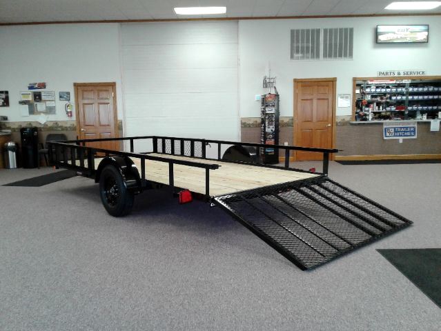 Carry-On 7x14 ATV Trailer Metzler Trailer Gate Down