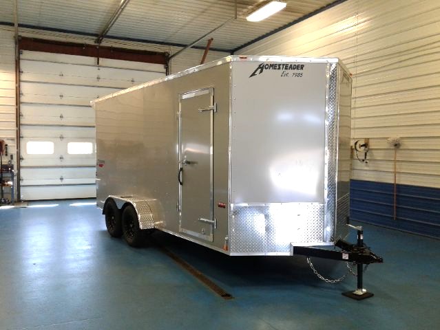 Homesteader  Intrepid 7x16 Enclosed Trailer Front