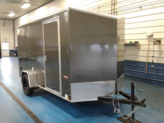 6x12 Haulin Charcoal Ramp Door at Metzler Trailer