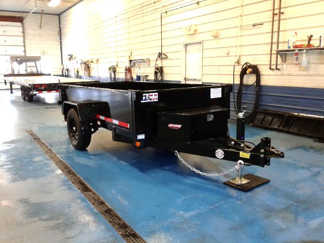 QSA 5x10 Dump Trailer - Front