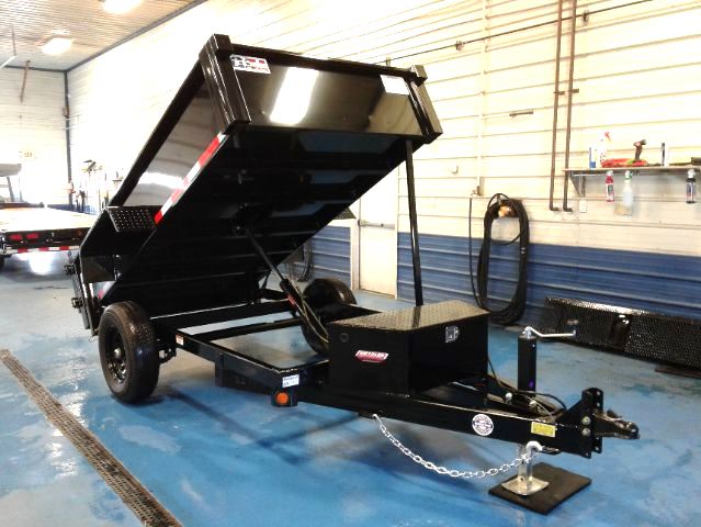 QSA 5x10 Dump Trailer - Bed Up