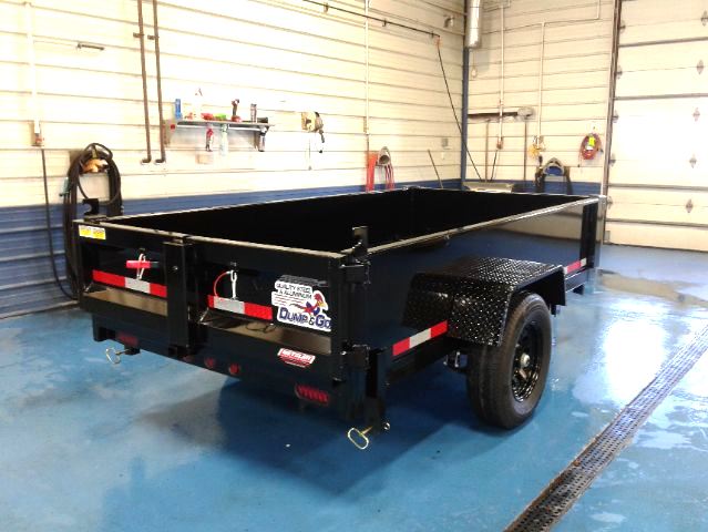 QSA 5x10 Dump Trailer - Rear