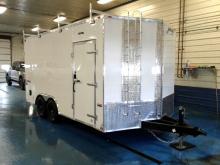 Homesteader HD 8.5x16 9950 GVW **Walk-On Roof** - Front