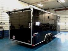 Homesteader Intrepid HD 8.5X20 9950 GVW, V-Nose Car Hauler ***REAR SPOILER*** Rear