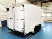 Haulin 7x14 Slope V-Nose Cargo Trailer With Double Cam Bars