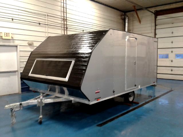 13 ft Aluminum Snowmobile Trailer Rear 13 ft Aluminum Snowmobile Trailer Rear