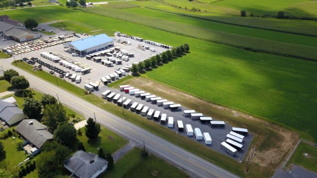 Metzler Arial Photo Spring Giant Selection or Trailers at Metzler Trailer