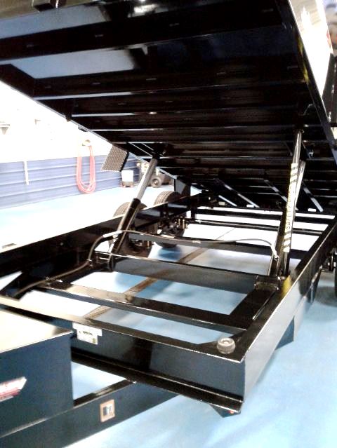 BWise 7x16 Dump Trailer Under