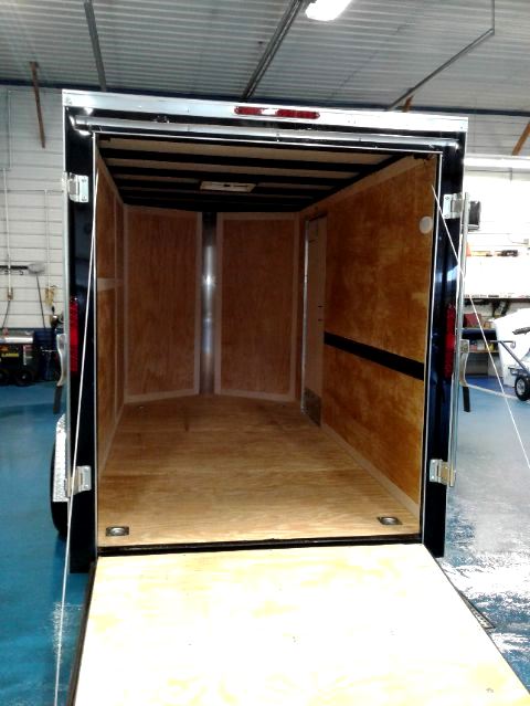 Homesteader Intrepid 6x12 6'6" Black Inside