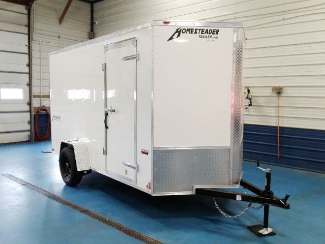 Intrepid 6x12 White Tall with recessed E-track welded into wall Intrepid 6x12 White Tall with recessed E-track welded into wall