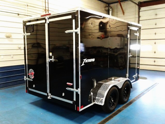 INT712 DD Black Metzler Trailer Huge Selection Of Dump and Enclosed Trailers