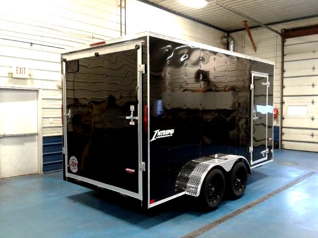7x14 Tall Black Homesteader Intrepid Rear 7x14 Tall Black Homesteader Intrepid rear