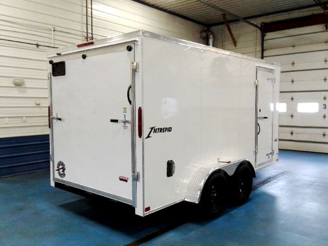 Homesteader Intrepid 7x14 6'6 Tall Inside Rear