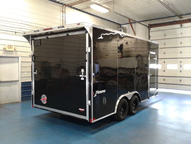 816IT Black Rear Spoiler Best Selection Of Enclosed Trailers in Central Pennsylvania.