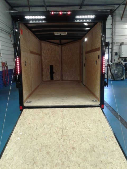 6x12 Blackout enclosed trailer ramp door. Metzler Trailer has the Cheapest prices on Enclosed Trailers