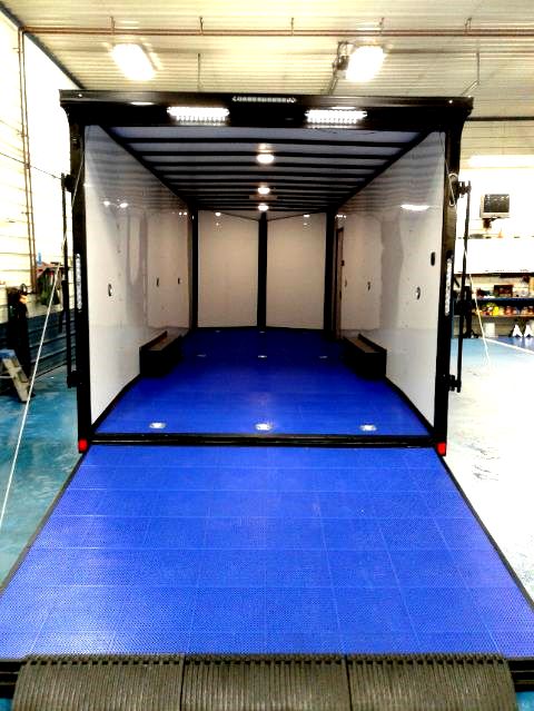 Haulin 8.5X24 10K Rear Spoiler Aluminum Interior Walls, Deck Tred Floor Haulin 8.5X24 10K Rear Spoiler Aluminum Interior Walls, Deck tred Floor