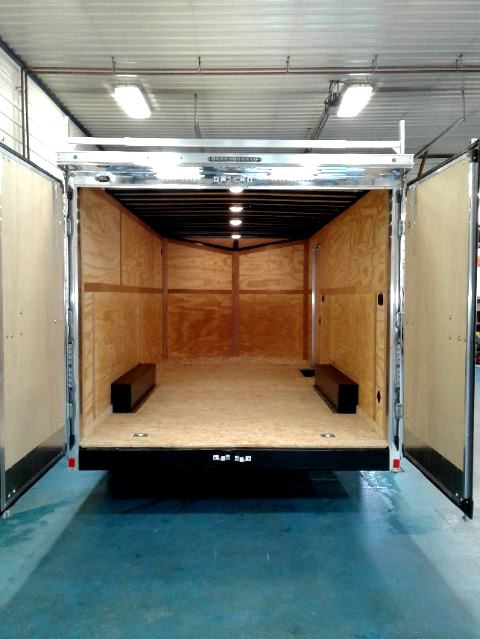 Haulin 8.5x18 Contractor DD Charcoal, Walk on roof. Ladder.