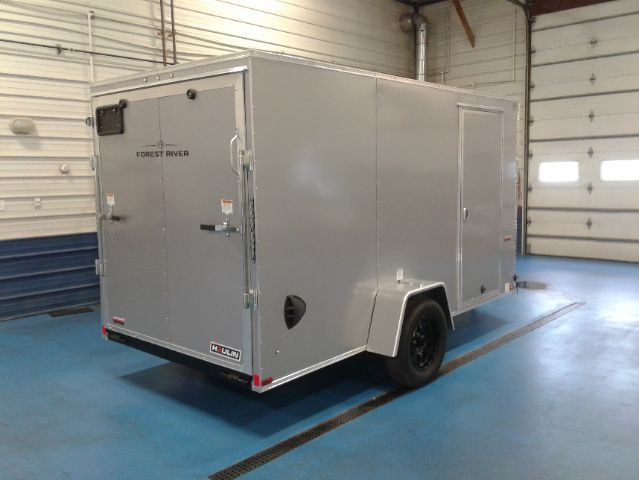 Haulin 6x12 Enclosed Ramp Soor Slope Nose Silver Rear Haulin 6x12 Enclosed Ramp Soor Slope Nose Silver Rear
