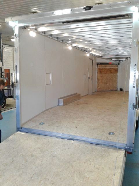 Lightning 24ft Car/ Snowmobile Trailer Inside Lightning 24ft Car/ Snowmobile Trailer Inside