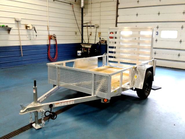 Aluminum 5x8 Utility Trailer ATP Front