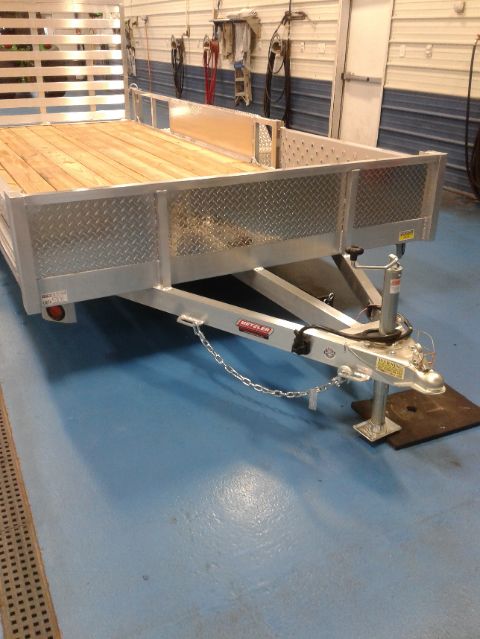 Metzler Trailer 82x16 Side Load ATV Trailer Front