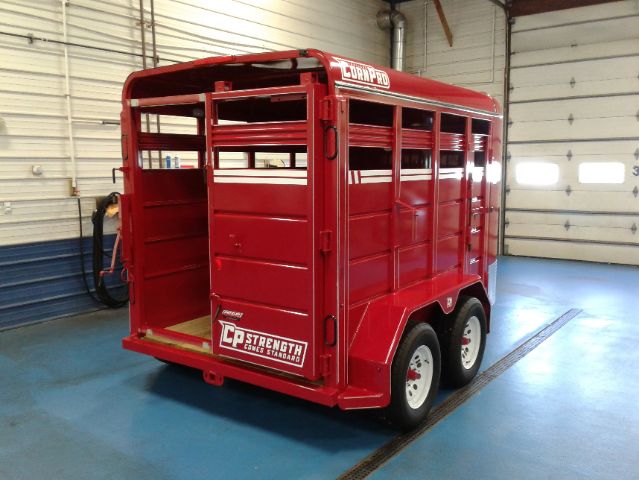 Corn Pro 12ft Stock Trailer Inside