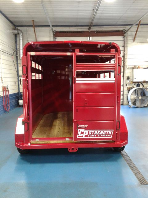 Corn Pro 12ft Stock Trailer Inside Rear