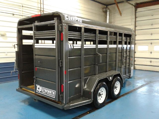 Corn Pro Stock trailer Charcoal Rear Corn Pro Stock trailer Charcoal Rear