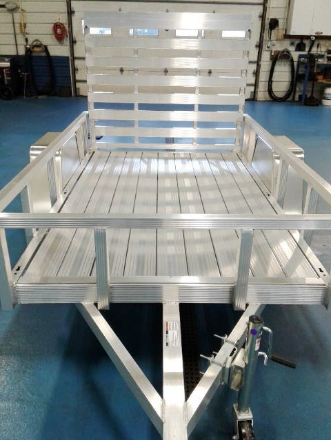 Sport Haven 5x8 ALuminum Utility Trailer, Aluminum Wheels, Extruded Floor