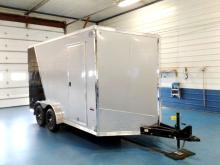 Haulin 7.5x14 Enclosed Trailer Front