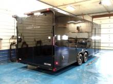 Haulin 8.5x24 Slope V-Nose **SCREWLESS BLACKOUT** - Rear