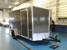 6x12 Haulin Charcoal Ramp Door at Metzler Trailer